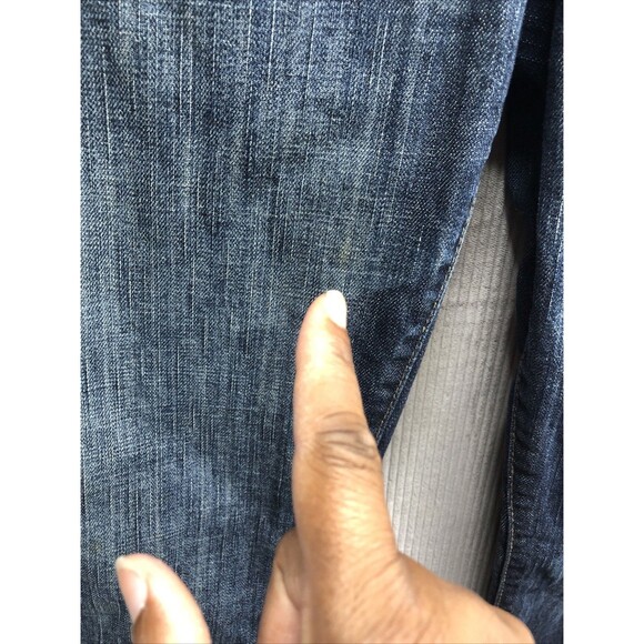 Maurice’s Denim Jeans Size 7/8 Long Taylor Boot Distressed - Picture 5 of 16